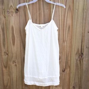 Anthropologie Feather Bone 100% Silk Slip Dress